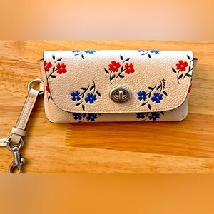 New Coach Leather Sunglass Holder.